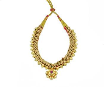 Crystal Yellow Gold Alloy Combo Pack Of 2 Necklace 2