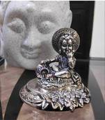 Auspicious kanha idol in white metal for home décor/gift items/showpiece