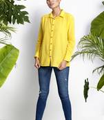 Yellow Handwoven Cotton Shirt