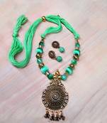 Light Green Antique Necklace Sets