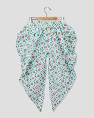 Embroideredtop with dhoti 7