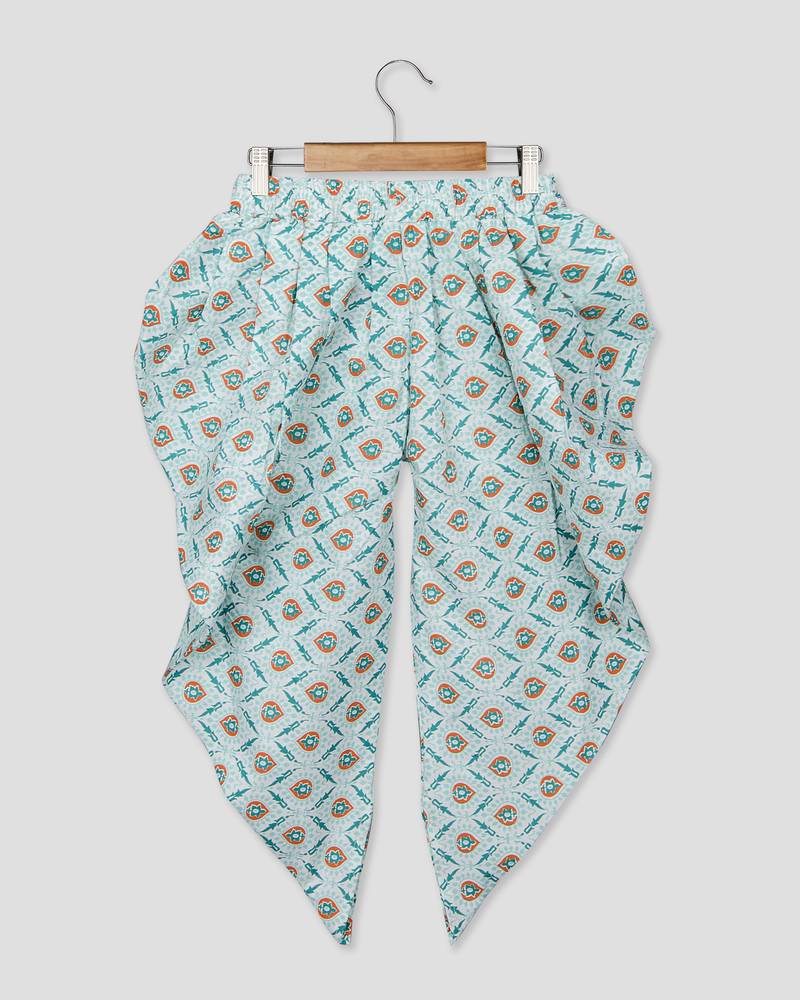 Embroideredtop with dhoti