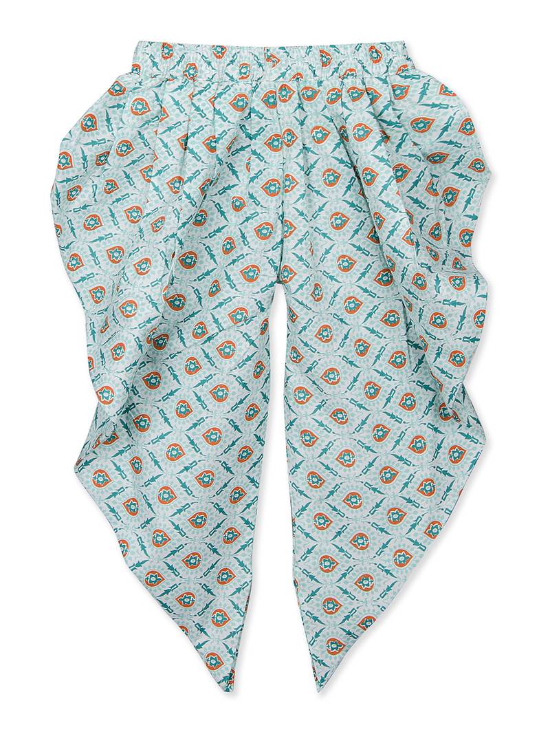 Embroideredtop with dhoti