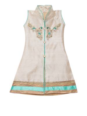 Light-sea-green embroidered net stitched lehenga 3
