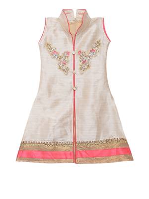 Baby pink embroidered net stitched lehenga 3