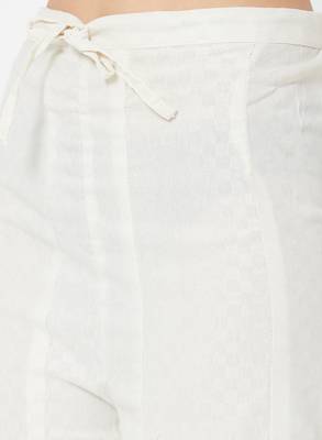 Pink printed jute salwar with dupatta 4
