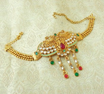 peacock bajuband