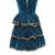 Green embroidered shimmer kids-frocks