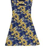 Multicolor printed cotton knitted kids-frocks