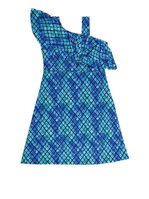 Multicolor printed cotton knitted kids-frocks 1