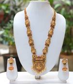South Indian temple jewellery necklace set