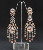 Very Elegant Fine Ad Topaz Dangler Earring
