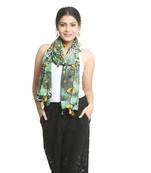 Multicolor self design georgette stole and dupattas