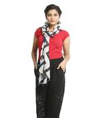 Multicolor self design georgette stole and dupattas