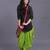 Black plain rayon punjabi kurti
