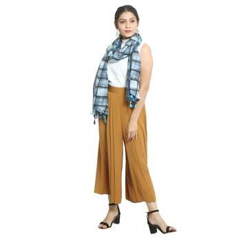 Multicolor self design viscose stole and dupattas 3