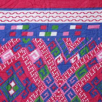 Multicolor self design cotton stole and dupattas 4