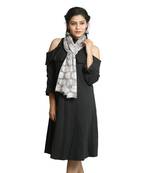 Gray self design woolen stole and dupattas