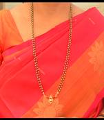 Black Beaded Traditional Gold Plated Mangalsutra