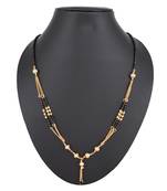 Gold emerald  mangalsutra