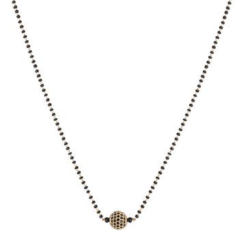 Gold diamond mangalsutra 3