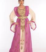 Multicolor Georgette Embroidered Zari Work Islamic Kaftans