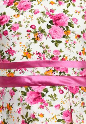 Pink Printed Cotton Kids-Frocks 3