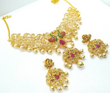 Multicolor cubic zirconia jewellery 2