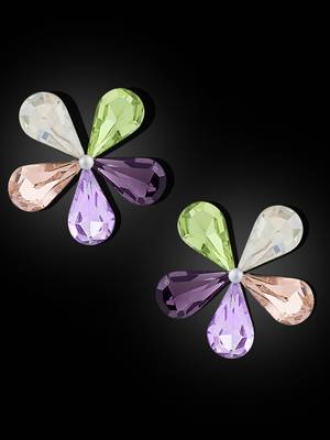 Multicolor crystal studs 1