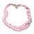 Caressa By Zenitex Baby Pink Cotton Lycra Necklace