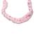 Caressa By Zenitex Baby Pink Cotton Lycra Necklace