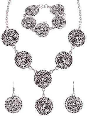 Silver na necklace sets 1