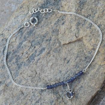 Blue Crystal Anklets 3