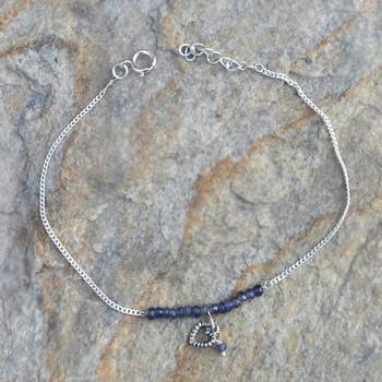 Blue Crystal Anklets 4