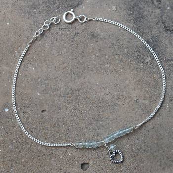 White Crystal Anklets 4