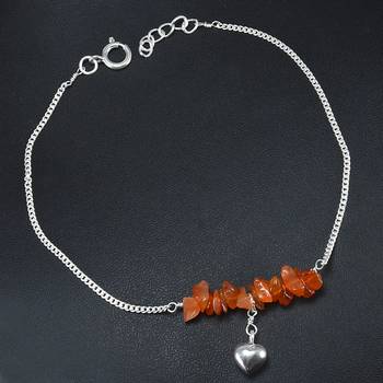 Orange Carnelian Anklets 3
