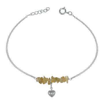 Yellow Citrine Anklets 1