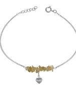 Yellow Citrine Anklets