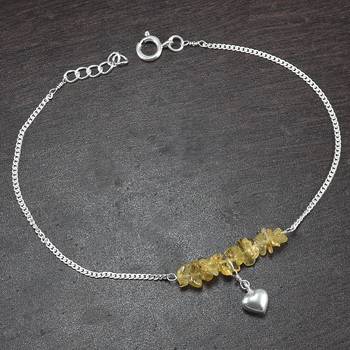 Yellow Citrine Anklets 3