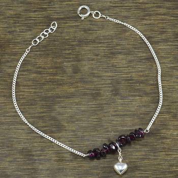 Red crystal anklets 2