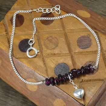 Red crystal anklets 3