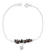 Brown Crystal Anklets