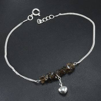 Brown Crystal Anklets 2