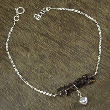 Brown Crystal Anklets 3