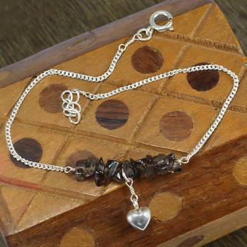 Brown Crystal Anklets 4