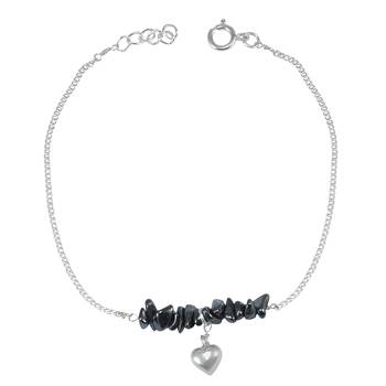 Black crystal anklets 1