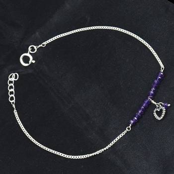 Purple Amethyst   Anklets 2