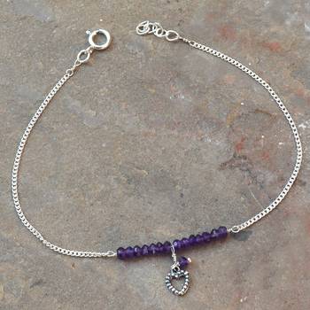 Purple Amethyst   Anklets 3