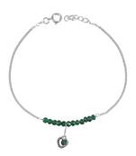 Green Jade Anklets