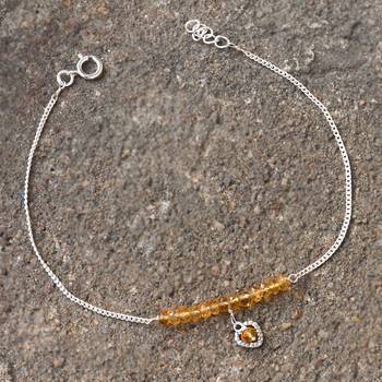 Yellow Citrine Anklets 3